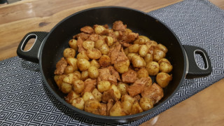 Hähnchen-Kartoffel Pfanne