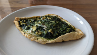 Pide mit Spinat